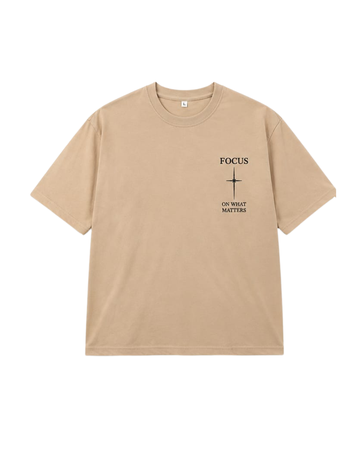 Focus On What Matters Oversized Tee