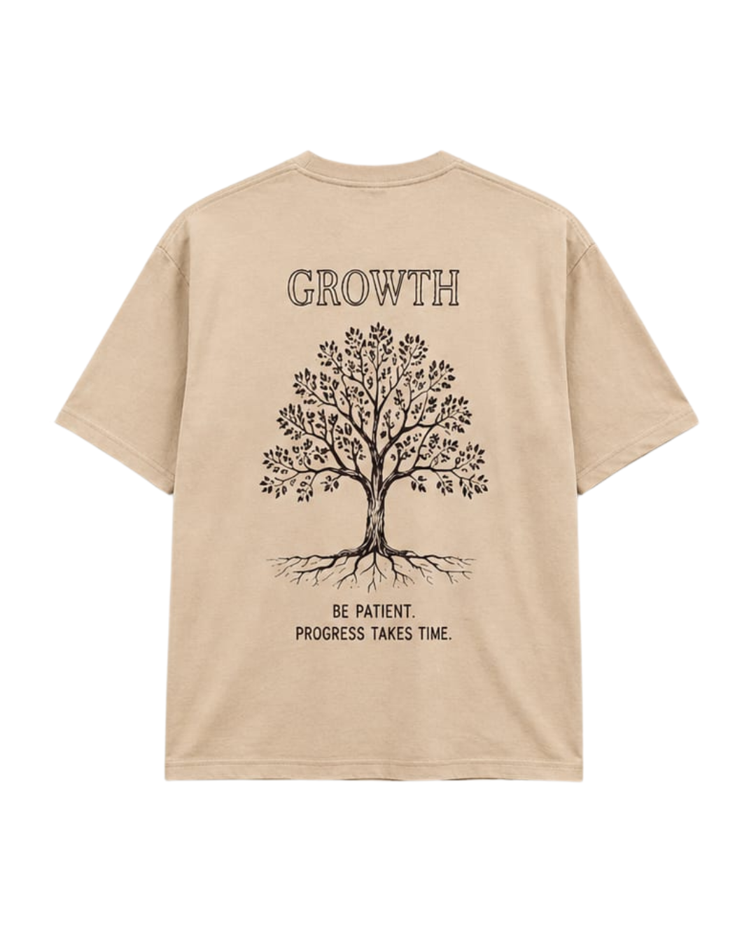 Growth Takes Time Oversized Tee